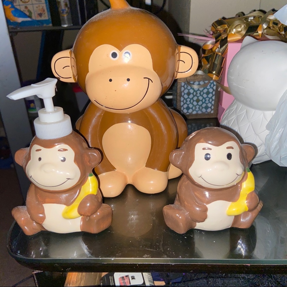 3 piece monkey set